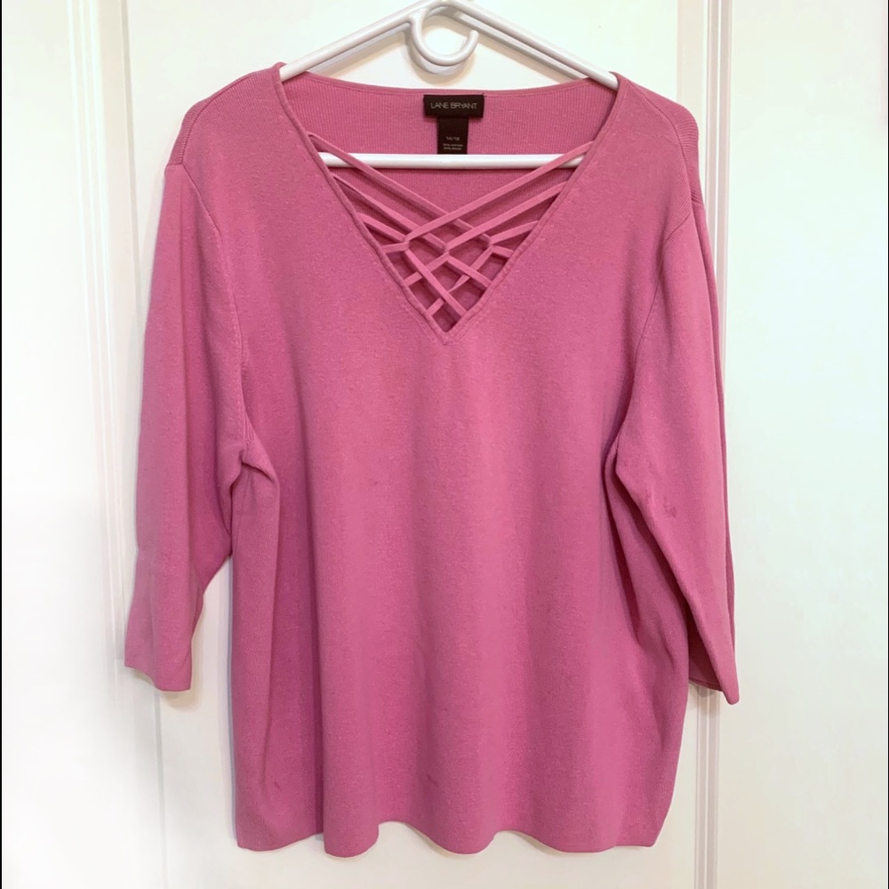 Lane Bryant V-Neck Sweater / sz. 14/16